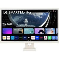 Produktbild för LG Smart 32SR50F-W.AEU platta pc-skärmar 80 cm (31.5") 1920 x 1080 pixlar Full HD LED Vit