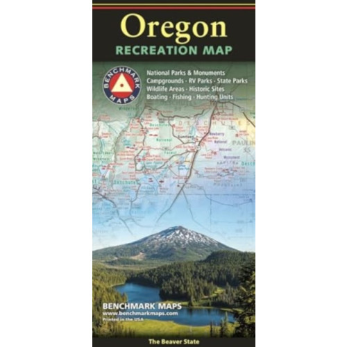 Benchmark Maps Oregon Recreation Map