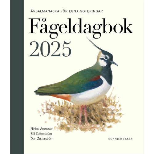 Niklas Aronsson Fågeldagbok 2025 : årsalmanacka för egna noteringar (inbunden)