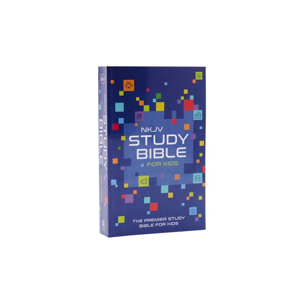 Produktbild för NKJV Study Bible for Kids, Softcover (häftad, eng)