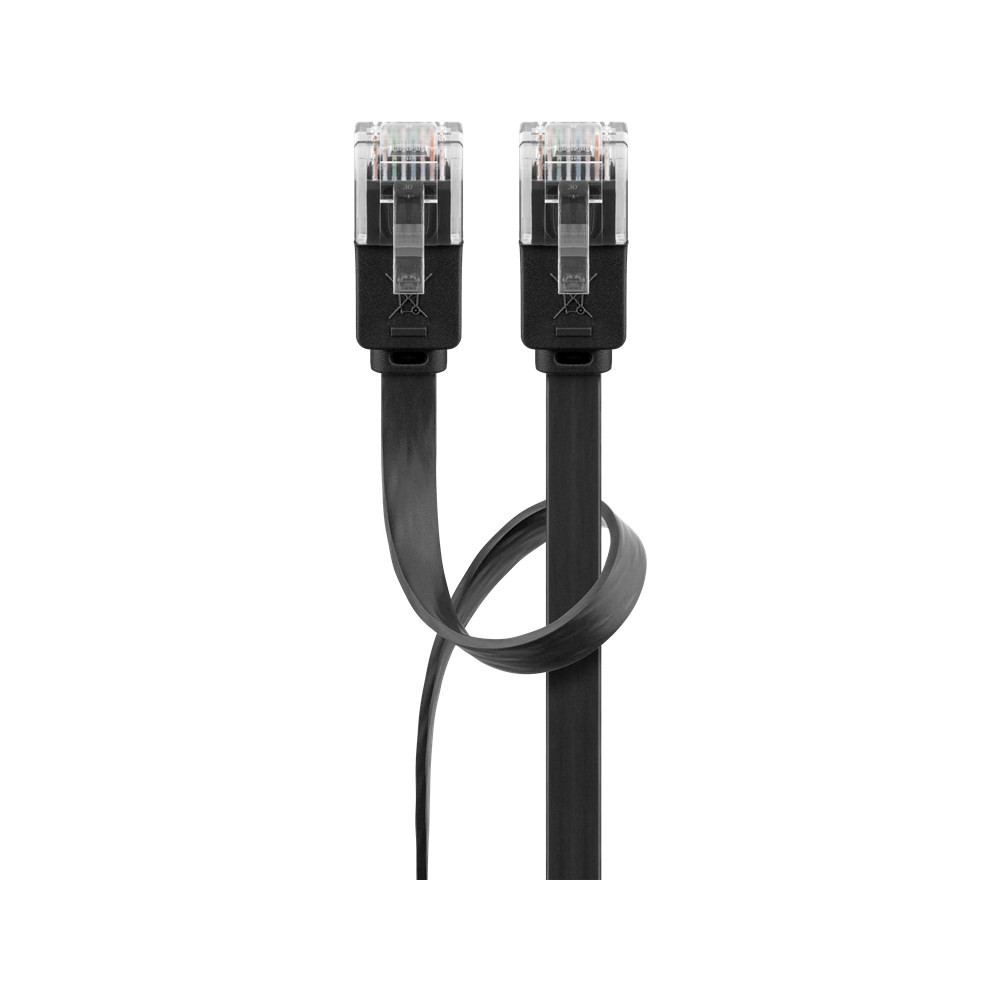 Produktbild för goobay nätverkskabel - 50 cm - svart