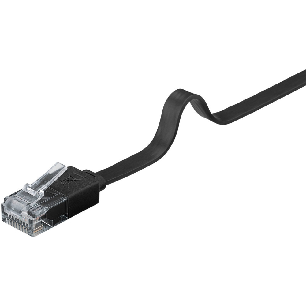 Produktbild för goobay nätverkskabel - 50 cm - svart