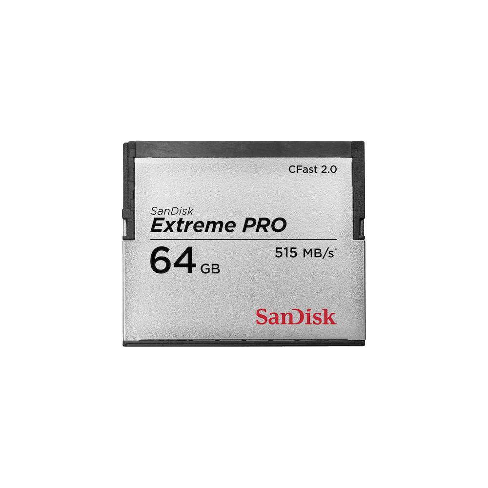 Produktbild för SanDisk Extreme PRO - flash-minneskort - 64 GB - CFast 2.0