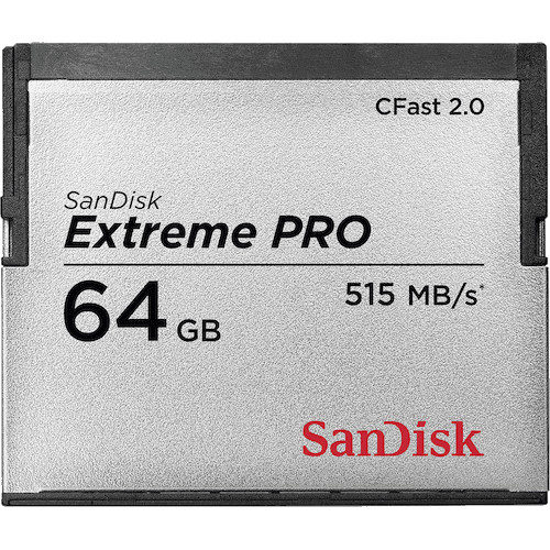 SANDISK Extreme PRO - flash-minneskort - 64 GB - CFast 2.0 - Övrigt inom minneskort