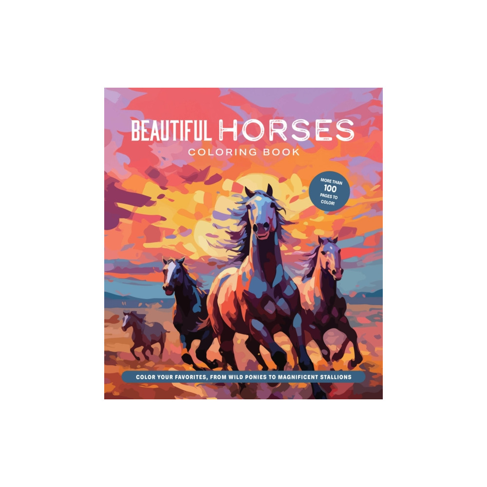 Produktbild för Beautiful Horses Coloring Book (häftad, eng)