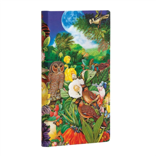 paperblanks Moon Garden Slim Lined Hardcover Journal (inbunden, eng)