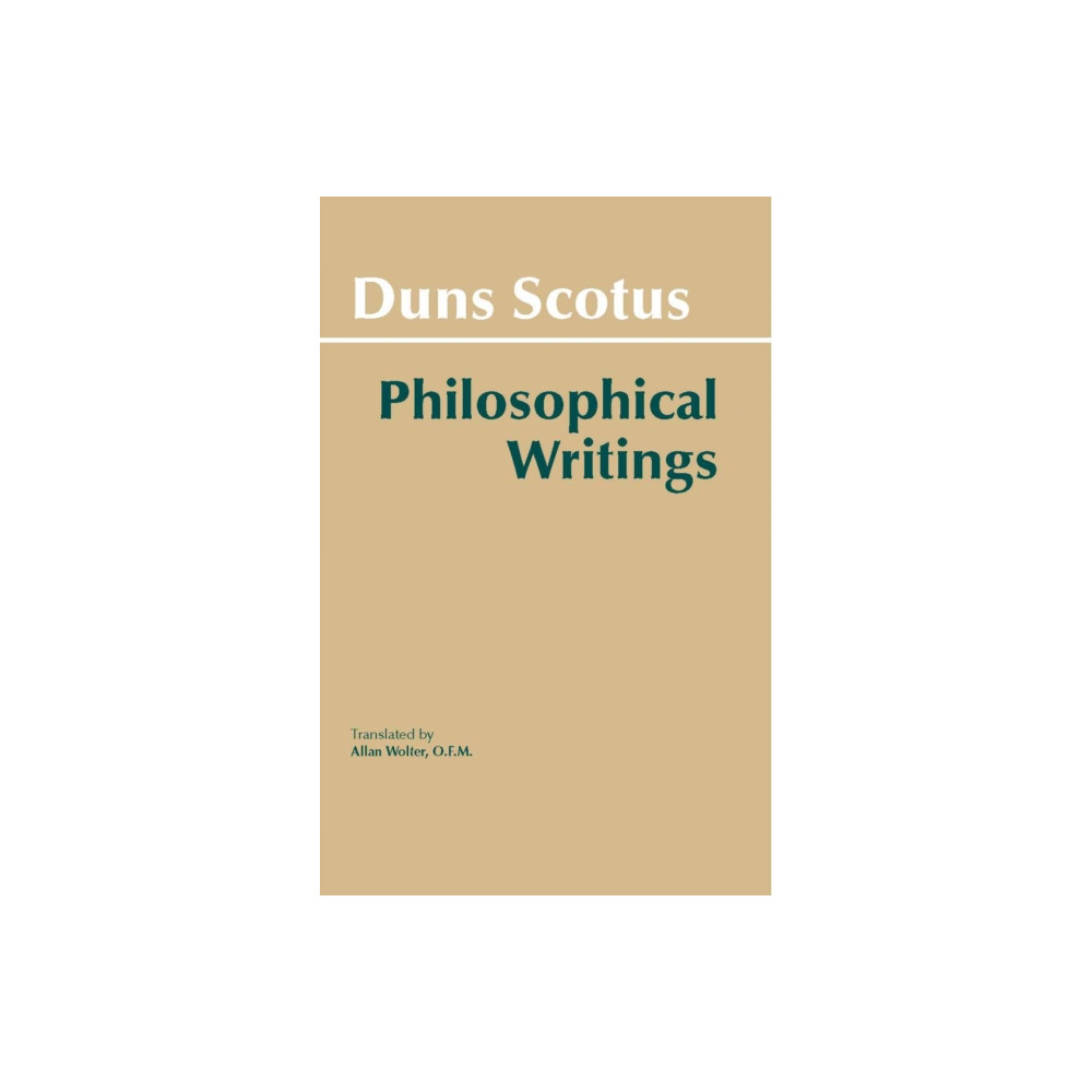 Produktbild för Duns Scotus: Philosophical Writings (häftad, eng)