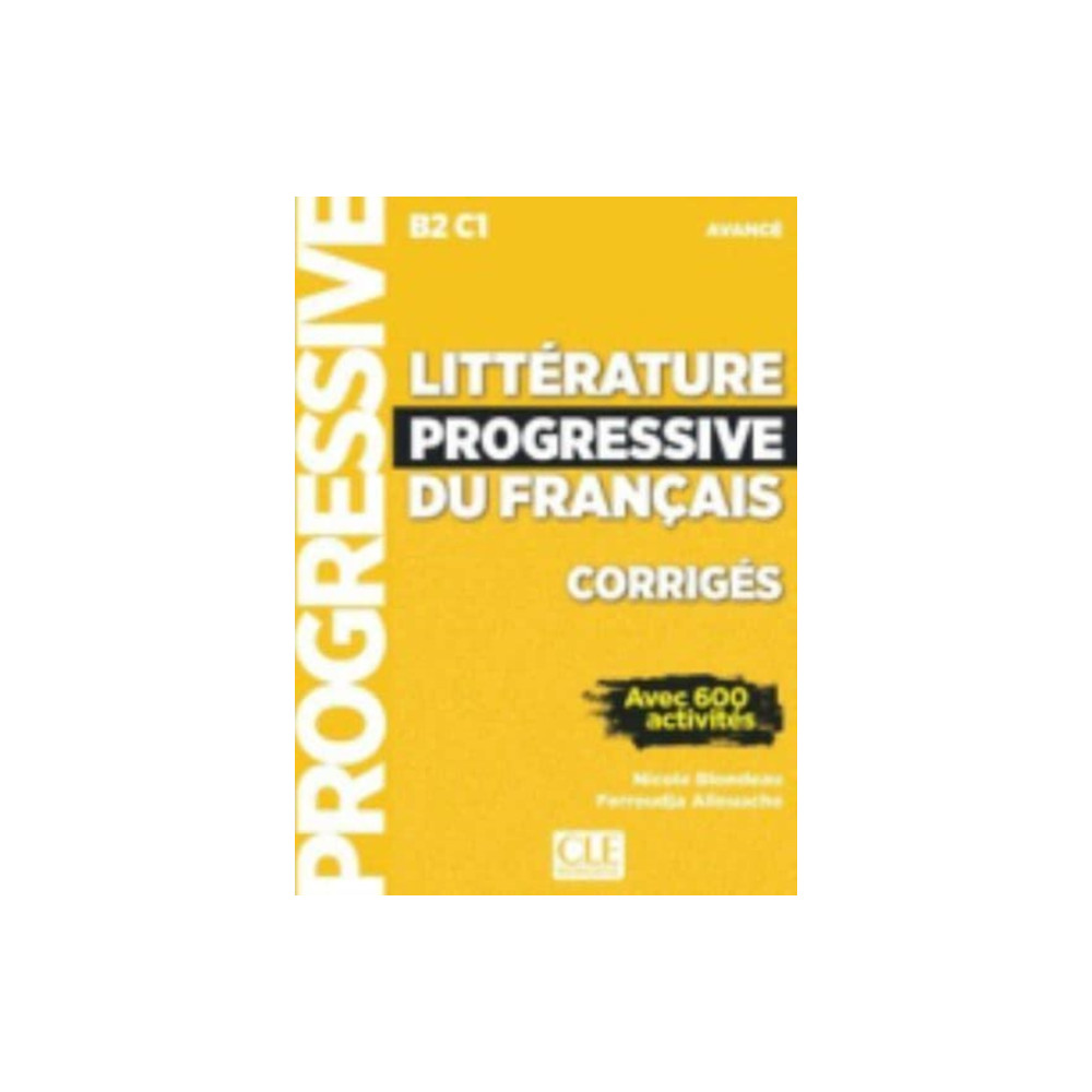 Produktbild för Litterature progressive du francais - Niveau avance (B2/C1) - Corriges (häftad, fre)