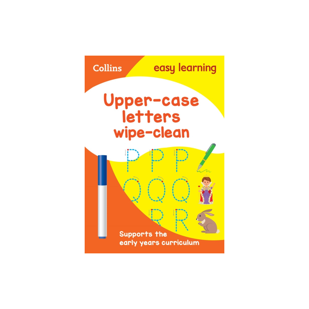 Produktbild för Upper Case Letters Age 3-5 Wipe Clean Activity Book (bok, eng)