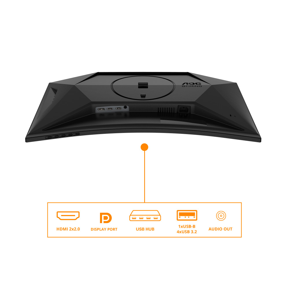 Produktbild för AOC Gaming C27G4ZXU - LED-skärm - böjd - Full HD (1080p) - 27" - HDR