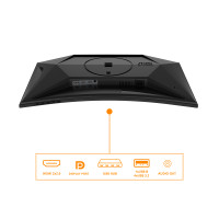 Produktbild för AOC Gaming C27G4ZXU - LED-skärm - böjd - Full HD (1080p) - 27" - HDR