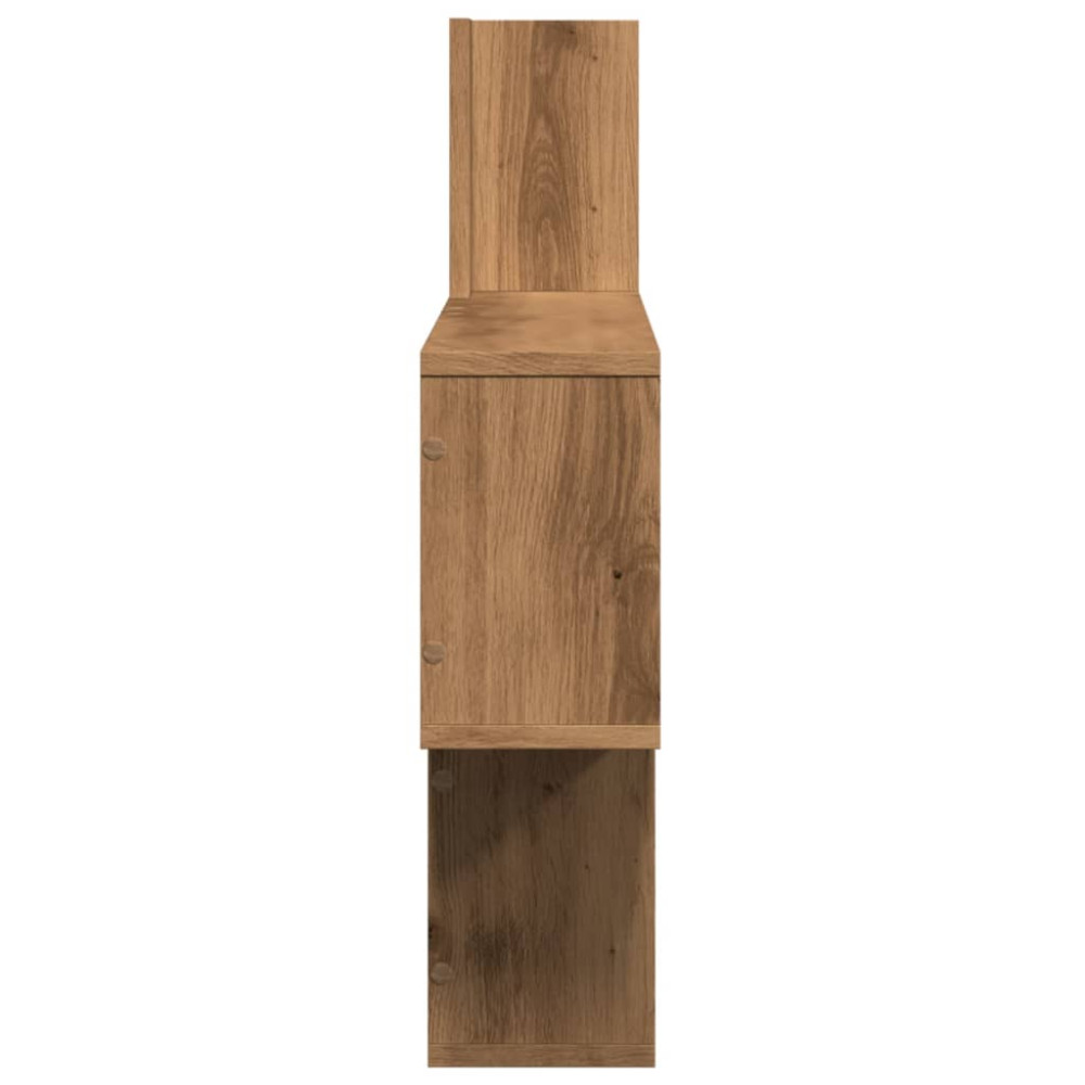 Produktbild för Vägghylla ek 100x15x70 cm konstruerat trä