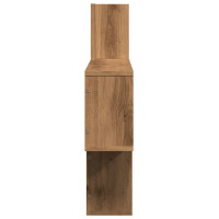 Produktbild för Vägghylla ek 100x15x70 cm konstruerat trä