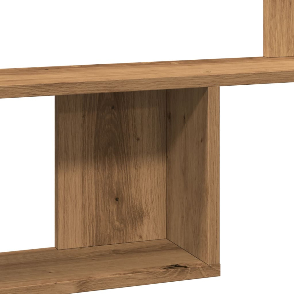 Produktbild för Vägghylla ek 100x15x70 cm konstruerat trä