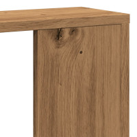 Produktbild för Vägghylla ek 100x15x70 cm konstruerat trä