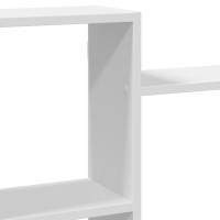 Produktbild för Vägghylla vit 159x18x65 cm konstruerat trä
