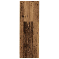 Produktbild för Apoteksskåp åldrat trä 30x41x118 cm konstruerat trä