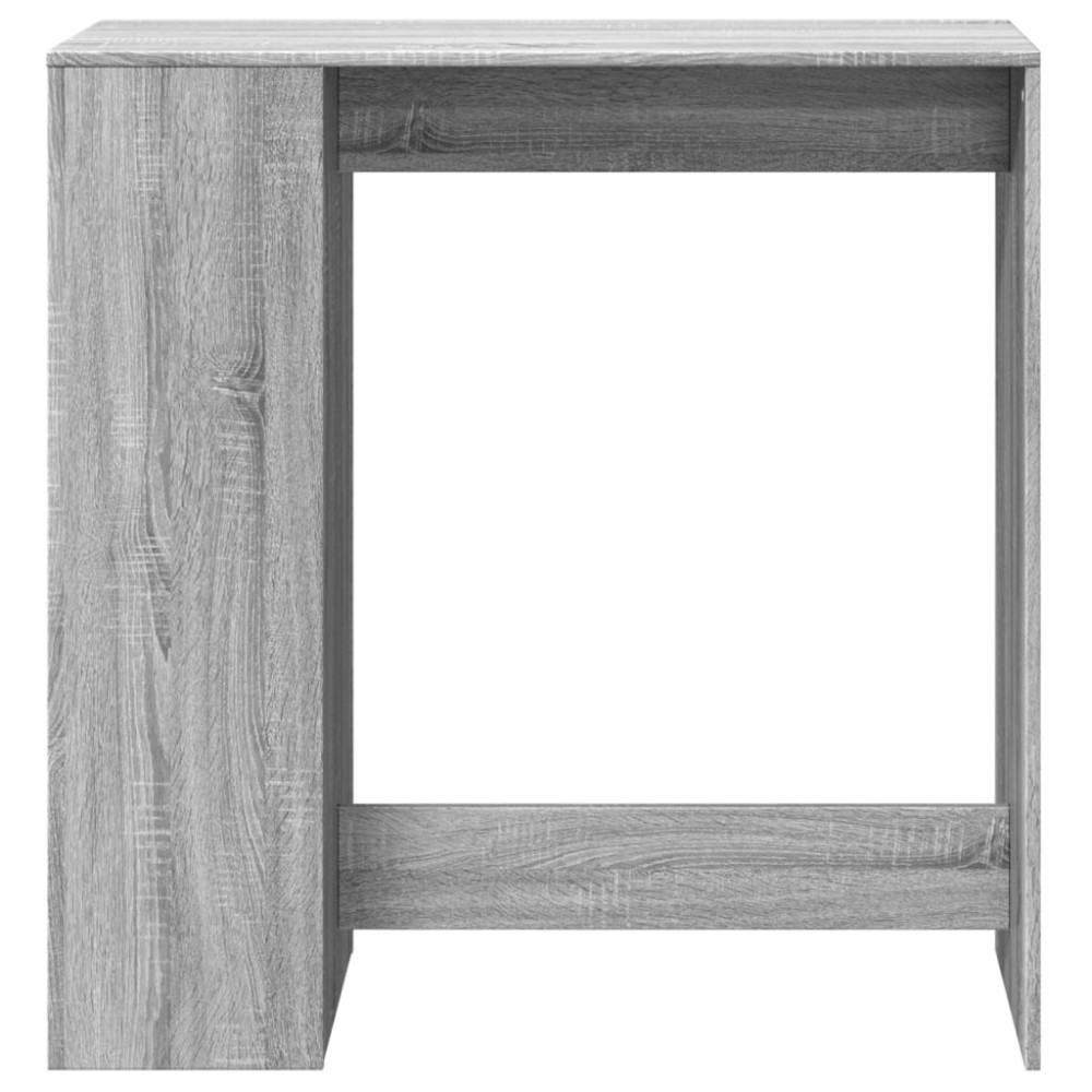 Produktbild för Barbord med ställ grå sonoma-ek 101x40x103,5 cm konstruerat trä