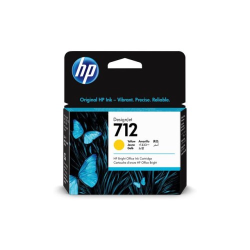 HP Bläckpatron HP 3ED69A 712 gul