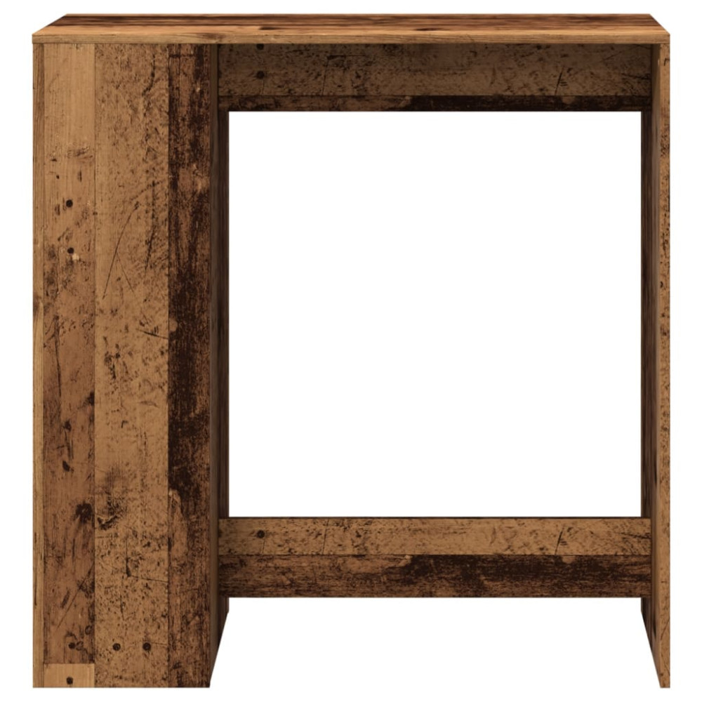 Produktbild för Barbord med ställ åldrat trä 101x40x103,5 cm konstruerat trä