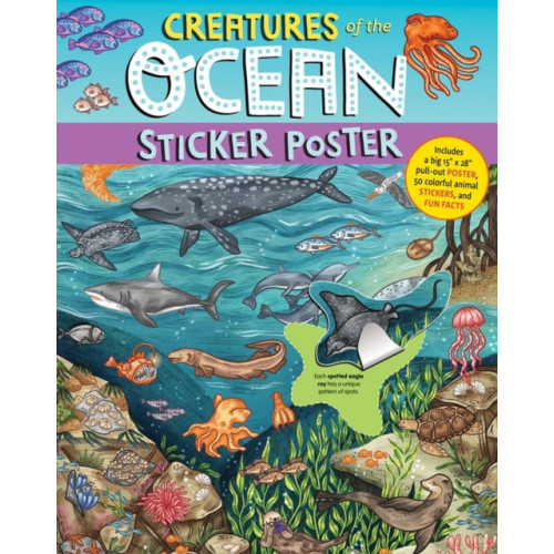 Workman Publishing Creatures of the Ocean Sticker Poster (häftad, eng)