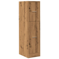 Produktbild för Apoteksskåp ek 30x41x118 cm konstruerat trä
