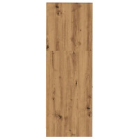 Produktbild för Apoteksskåp ek 30x41x118 cm konstruerat trä