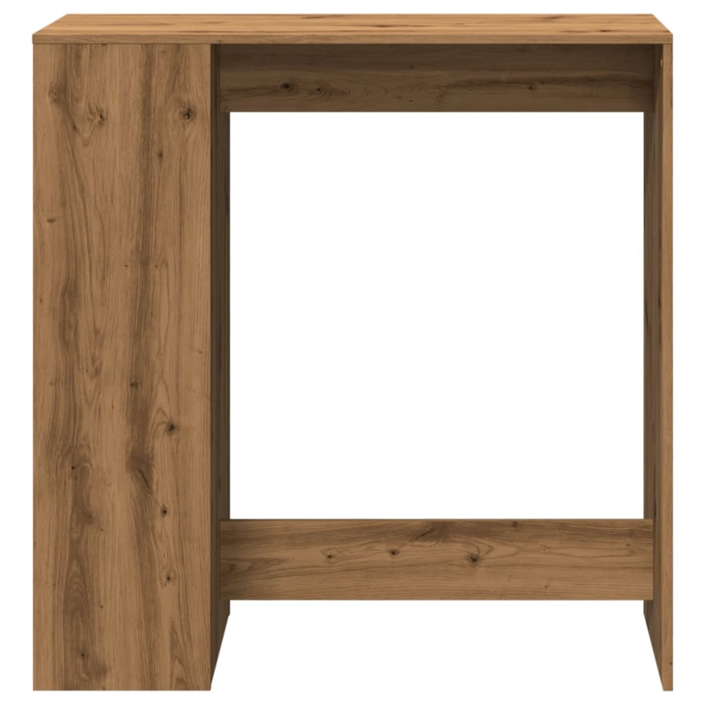 Produktbild för Barbord med hyllor artisian-ek 101x40x103,5 cm konstruerat trä