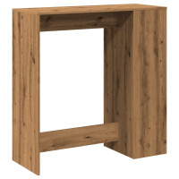 Produktbild för Barbord med hyllor artisian-ek 101x40x103,5 cm konstruerat trä
