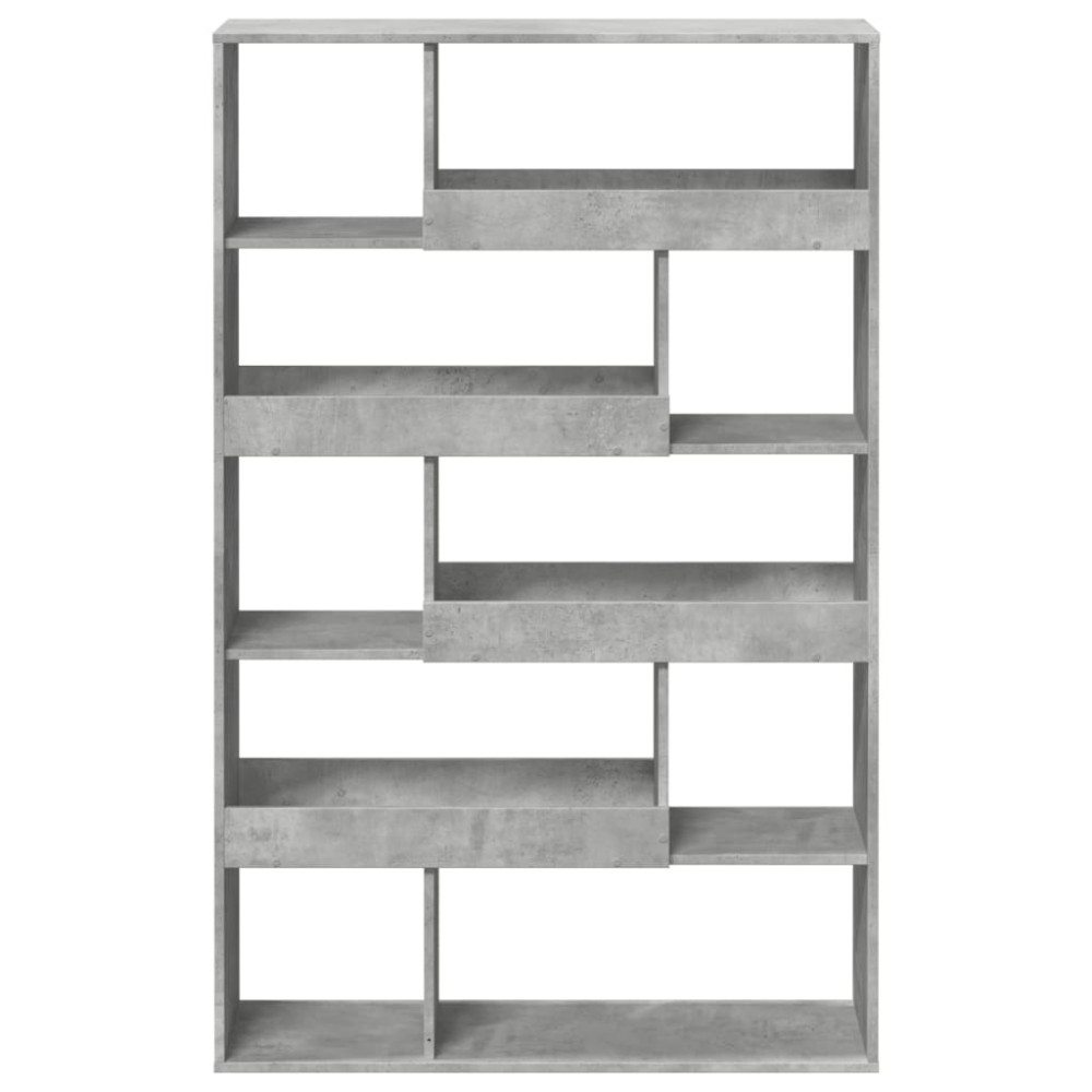 Produktbild för Rumsavdelare betonggrå 100x33x156,5 cm konstruerat trä