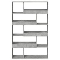 Produktbild för Rumsavdelare betonggrå 100x33x156,5 cm konstruerat trä