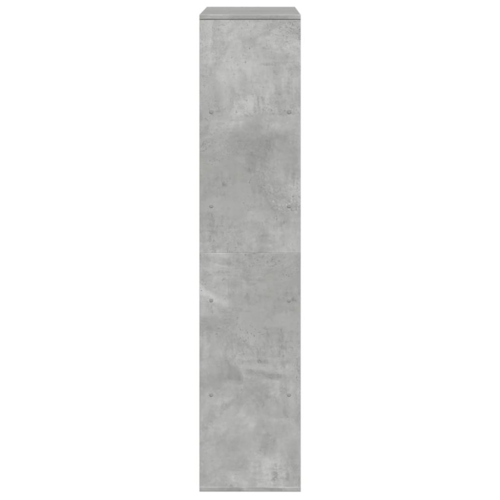 Produktbild för Rumsavdelare betonggrå 100x33x156,5 cm konstruerat trä
