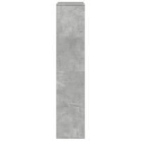 Produktbild för Rumsavdelare betonggrå 100x33x156,5 cm konstruerat trä