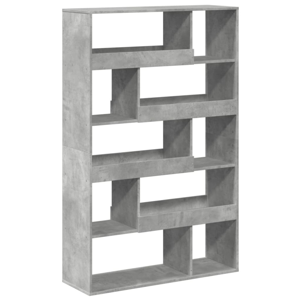 Produktbild för Rumsavdelare betonggrå 100x33x156,5 cm konstruerat trä