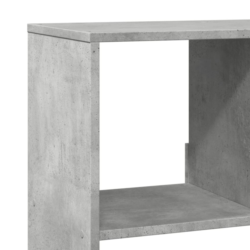 Produktbild för Rumsavdelare betonggrå 100x33x156,5 cm konstruerat trä