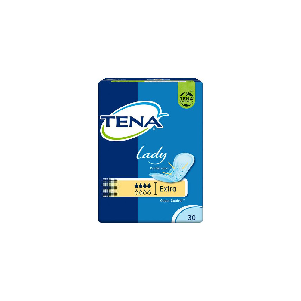 Produktbild för Inkoskydd TENA Lady Extra 30/fp