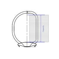 Produktbild för Ringpärm A4 D-ring: 45mm PP ficka svart