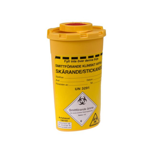 SARSTEDT Kanylburk MultiSafe plast 0,2L