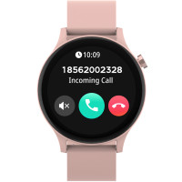 Produktbild för Bluetooth Smart Watch Rosa/Beige