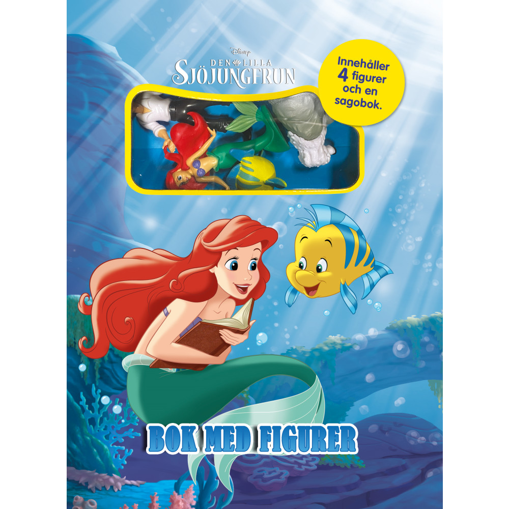 Produktbild för Disney - Mermaids (4 figurer och bok) (bok)