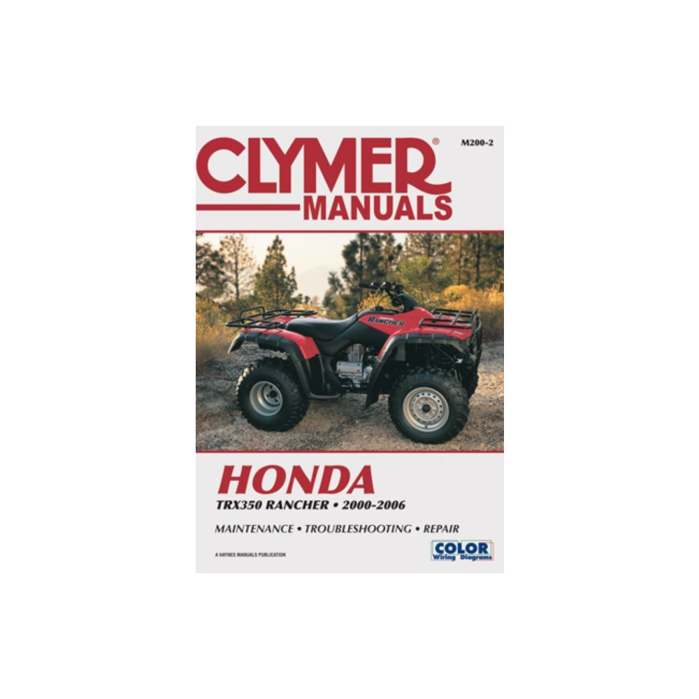 Produktbild för Honda TRX350 Rancher Series ATV (2000-2006) Service Repair Manual (häftad, eng)