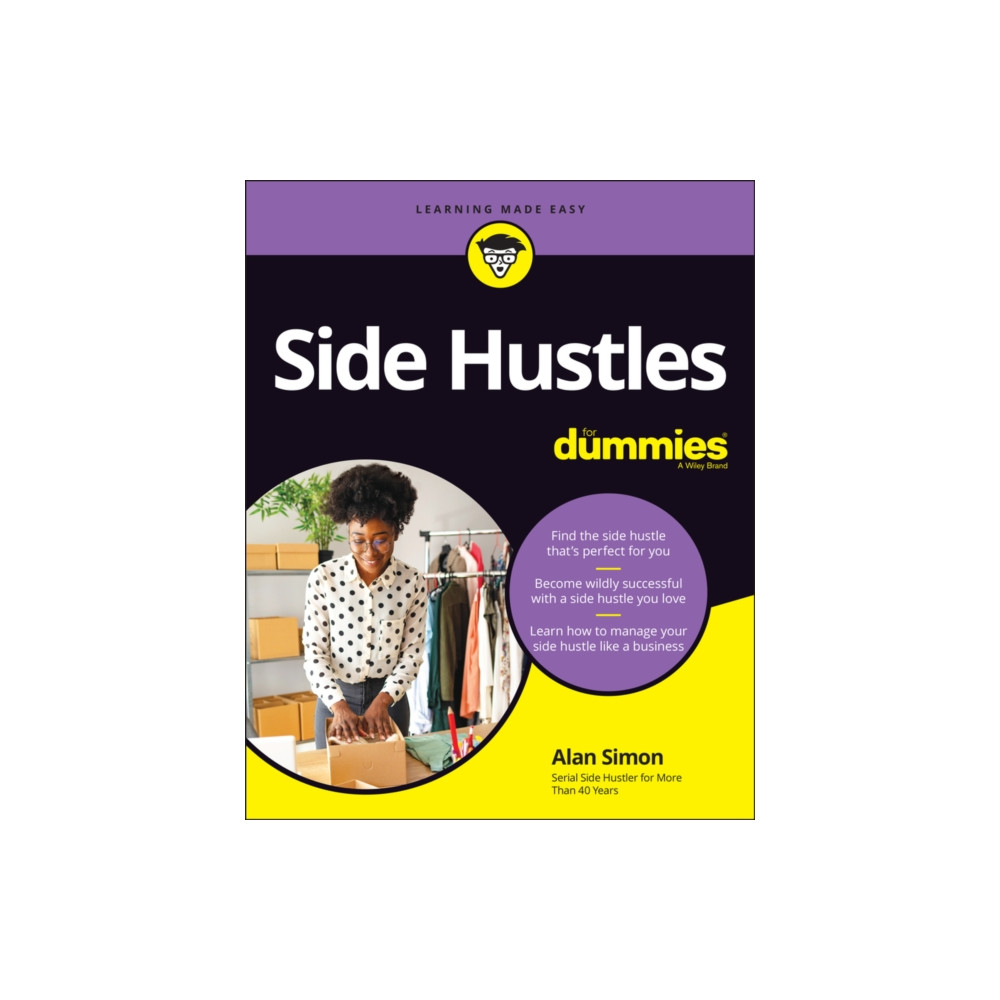 Produktbild för Side Hustles For Dummies (häftad, eng)