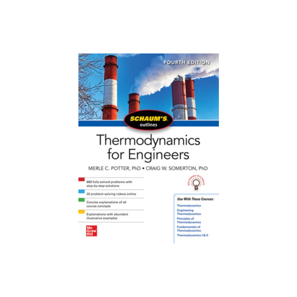 Produktbild för Schaums Outline of Thermodynamics for Engineers, Fourth Edition (häftad, eng)