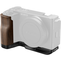 Produktbild för SmallRig 4864 L-Shape Mount Plate with Wooden Handle for Sony ZV-E10 II