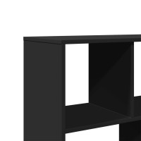 Produktbild för Bokhylla svart 100x33x156,5 cm konstruerat trä