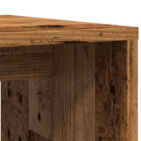 Produktbild för Soffbord set åldrat trä 100x48x40 cm konstruerat trä