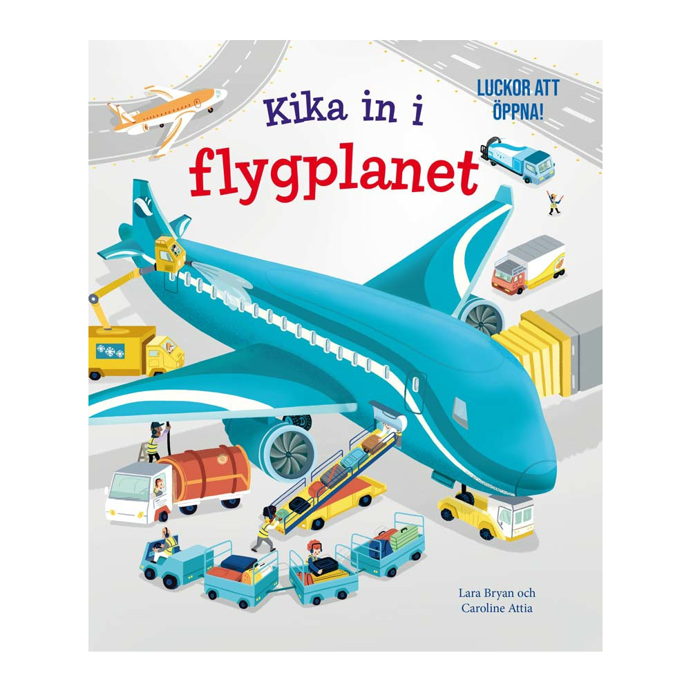 Produktbild för Kika in i flygplanet (bok, board book)