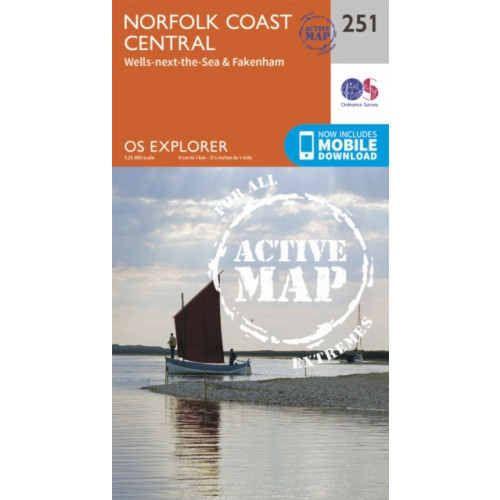 Ordnance Survey Norfolk Coast Central