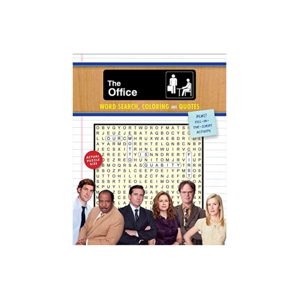Produktbild för The Office Word Search, Coloring and Quotes (häftad, eng)
