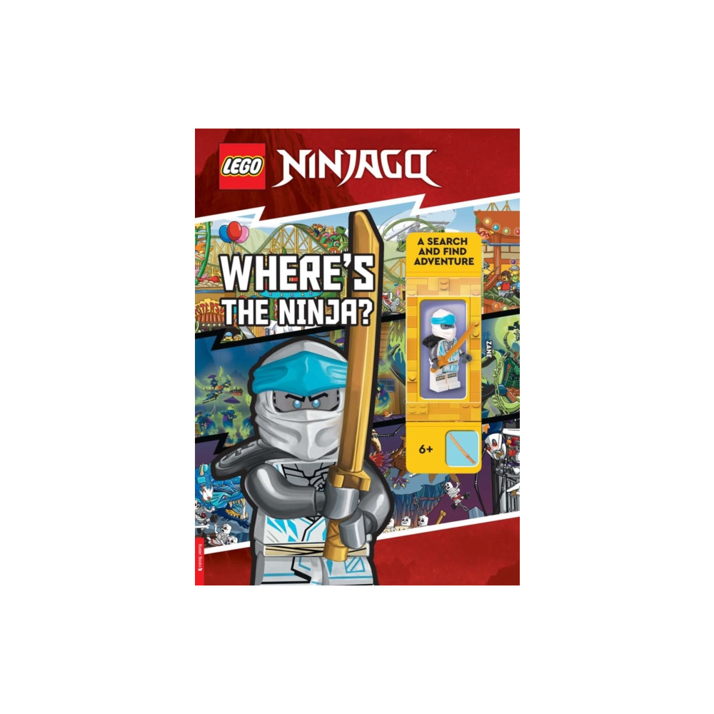 Produktbild för LEGO® NINJAGO®: Where’s the Ninja? A Search and Find Adventure (with Zane minifigure) (häftad, eng)